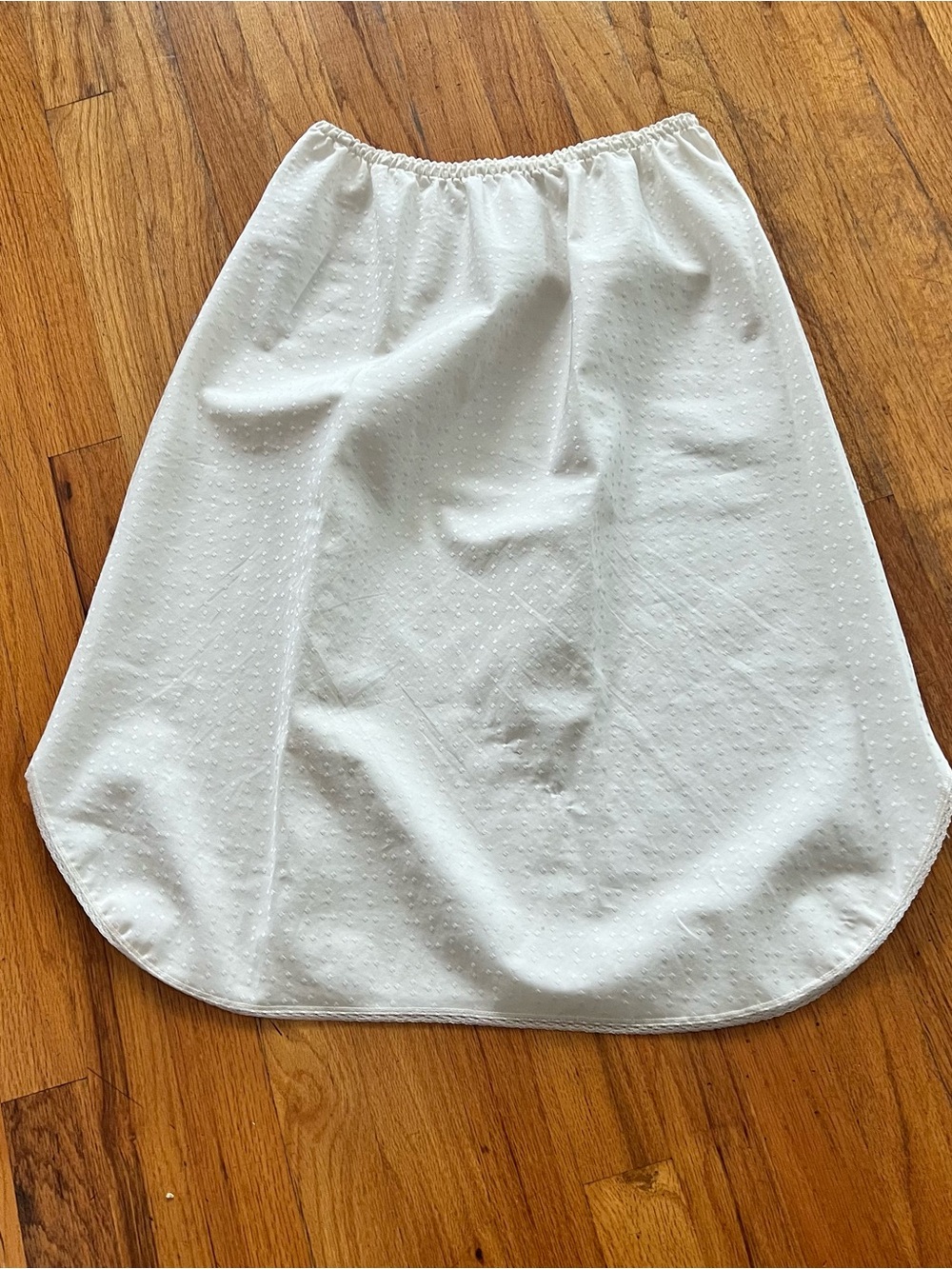 Vintage White/Cream Half Slip Chemise Skirt